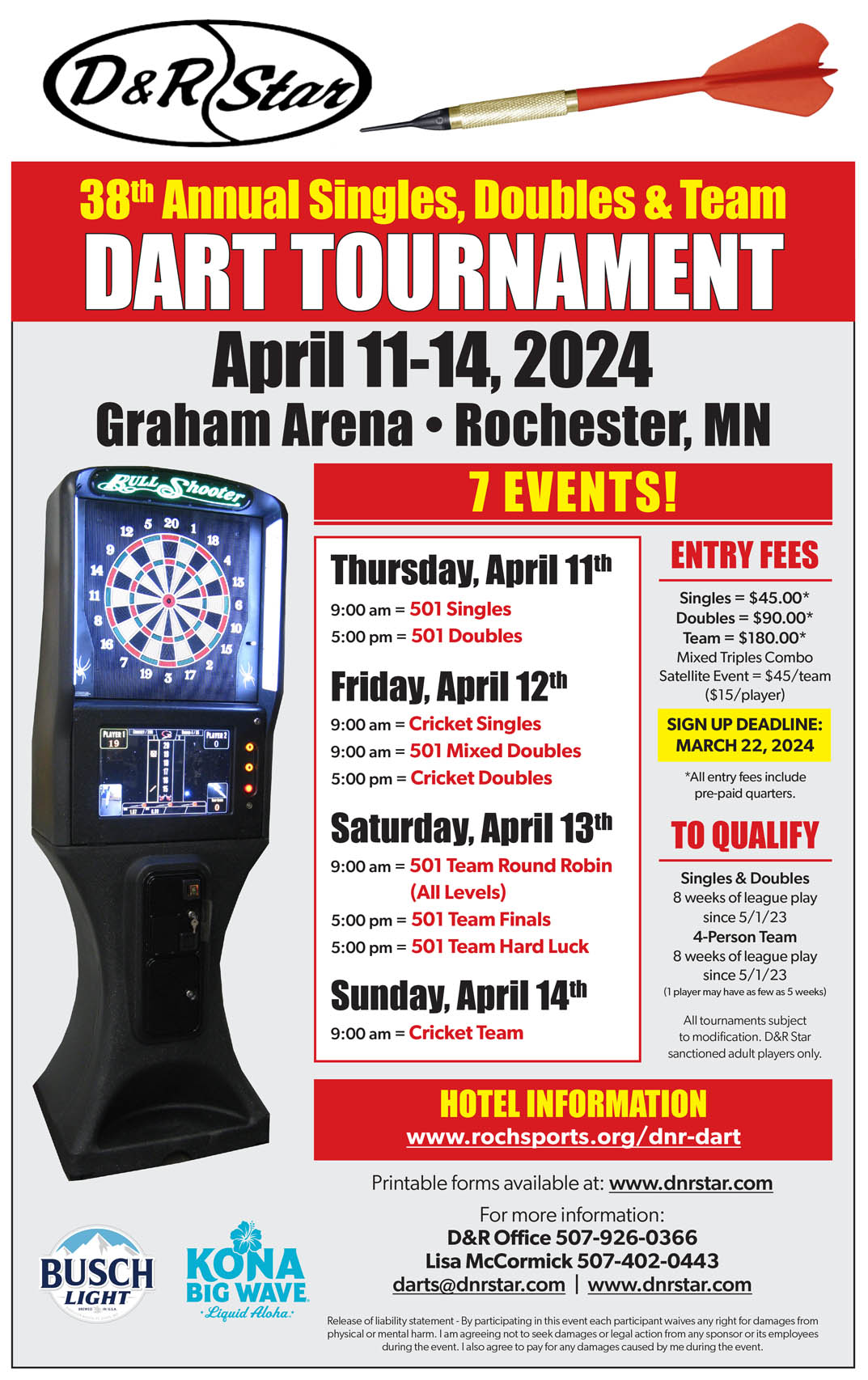 Remote Tournaments  National Dart Association